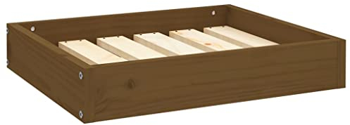 vidaXL Hundebett 61,5x49x9cm Massivholz Kiefer Hundesofa mehrere Auswahl