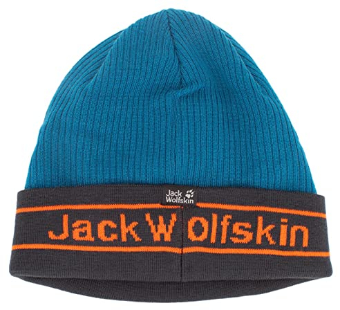 Jack Wolfskin Pride Knit Cap Winter Mütze Strickmütze Blau 1907261-1350