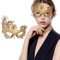 Lady of Luck Venezianische Maske Metall, Maskerade Maske Damen Metall Masken Ball Masken Ideal für Partys und Maskeraden