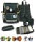 Belmil Premium Compact Plus ergonomisches Schulranzen Set 5 - teilig, AGR, Brustgurt, Hüftgurt, Magnetverschluss (405-41/P/S) (Grey Stone)