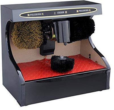Machine à polir les chaussures, polisseuse à chaussures à induction automatique de type sol, machine à enlever la poussière et à récurer, adaptée à la cireuse à chaussures électrique du hall de l'hôte