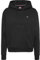 Tommy Jeans Damen Hoodie Flag Regular Fit, Schwarz (Black), M