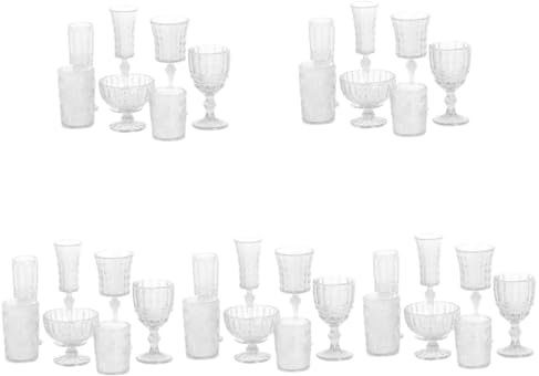 TOYANDONA 35pièces Miniatures Tasses Simulées pour Décoration De Maison De Poupée Accessoires Miniatures Pratiques Et