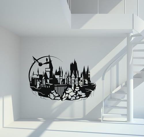 Wandtattoo Harry P. Hogwarts Größe M - ca. 60cm x 42cm