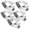 Amosfun 5Pcs Emporte-Pièce Colombe - Emporte-Pièce en Forme D'oiseau Pigeon Colombe À Biscuits en Acier Inoxydable Coupe-Bonbons De Communion pour Mariage Baby Shower Baptême