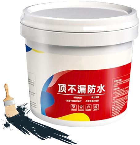 Liquid Waterproof Coating - Water-based Waterproof Adhesive for Seal Patch,Household Adhesive for Tile Gaps, Floor Seams, Shower Seams, External Roof