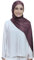 Lina & Lily Damen Hijab Kopftuch Schal mit Glanz-Schimmer Für Muslimische Frauen (Pflaume)