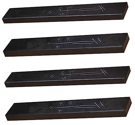 PHENOFICE 4stücke Marmorstein-briefbeschwerer Mit Zarter Optik Stein-briefbeschwerer Für Kalligraphie Chinesisches Kalligraphie-werkzeug Schreibwarenbedarf Für Zuhause Und Büro