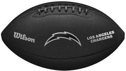 Wilson NFL Team Metallic Premiere Los Angeles Rams Ball WF4015818XB, Unisex American Football Balls, Black, 9 EU