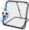 Leogreen Rebounder für Fußball, 84x84cm Fußball Rebounder Kinder und Jugendlich, Teleskopische Stufenlose Einstellung Prellwand Fussball für EIN besseres und abwechslungsreiches Training