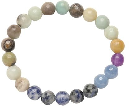 Star Bracelet Eight Planets Natural Stone Bracelet Unisex Beaded Bracelet,8mm Natural Stone Batterien Für Armbanduhren (H, One Size)