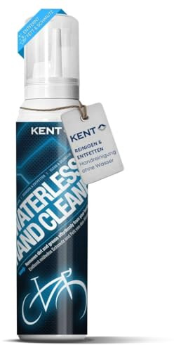KENT BIKE Waterless Hand Cleaner – Handreiniger ohne Wasser – Cremiger Reinigungsschaum – Hautfreundlich & lösungsmittelfrei – Hohe Ergiebigkeit – Ideal für Werkstatt & unterwegs