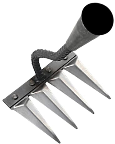 JIEBWCHA Outil de Wand Weeder, Outil de Griffe de Jardin | Desherbiers manuels Multi-Lattes de Jardinage | Claw à Main Claw Ergonomique Poignée d'Outil de Suppression pour Fleurs