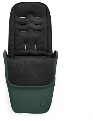 Silver Cross - Clic 2 Footmuff - Pram Accessories - Stroller Footmuff - Foot Warmer - Water Resistant - Conifer