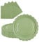 LDFDRT vert sauge Vaisselle de fête d'anniversaire, assiettes en carton et serviettes, 23 cm, 20 pièces et serviettes de fête en papier, pour mariage, jardin décoration
