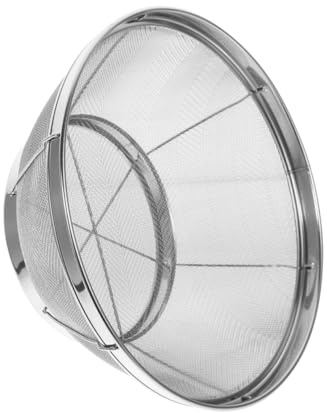 Alipis Stainless Steel Rice Washing Sieve Fine Mesh Strainer Half Colander Kitchen Sink