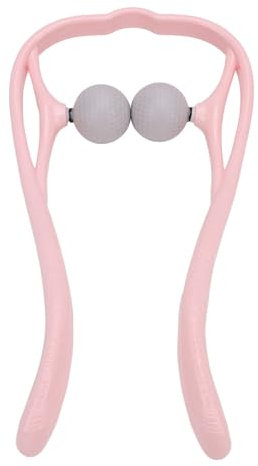 Ailgely Nackenmassagegerät mit Zwei Triggerpunkten, Shiatsu-Nackenmassagegerät mit Ergonomischem Griff für das Homeoffice, Einzigartiges U-förmiges Design, Nackenmassagegerät für Tiefes