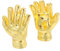 WOONEKY 2pcs Mini Football Trophies Cup Player Match Award Gloves Shape Soccer Award Trophy Cup Sports Competition