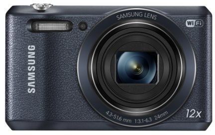Samsung WB35F 16.2MP Smart WiFi & NFC Digital Camera with 12x Optical Zoom and 2.7 LCD Black (Renewed)