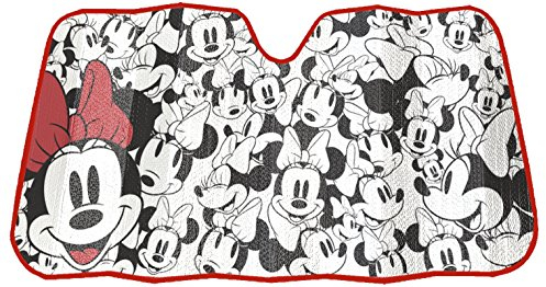 Plasticolor 003786R01 Disney Minnie Mouse Expressions Akkordeon Bubble Sonnenschutz, 1 Stück