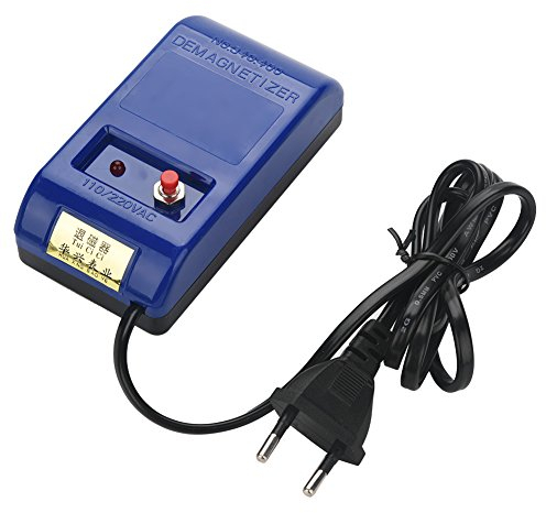 FILFEEL Uhren Entmagnetisierer, Uhren Reparatur Entmagnetisierer, Entmagnetisierungs Werkzeug mit 86 cm Kabellänge (11 x 6 x 3,2 cm) für den Heim und Geschäftsgebrauch von