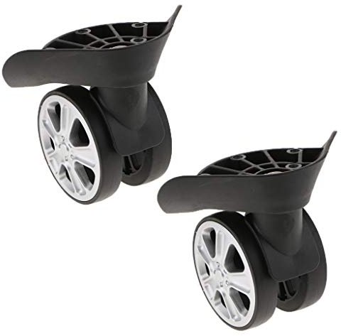 perfk 4 STK Universal Rad Ersatz Schwenkräder für Gepäck Koffer Trolley Reisekoffer