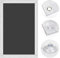 OBdeco Thermal Roller Blind, Skylight Sun Protection, Blackout Blind for Velux, Heat Protection, No Drilling, with Suction Cups (Black,116 x 120 cm)