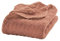 Disana WOLL-BABYDECKE, 100% Bio-Merinowolle GOTS, IVN Best | kuschelweiche Strickdecke mit Ajourmuster | Newborn Baby Kleinkind Kind Unisex | Baby Erstausstattung | Made in Germany | Rosé
