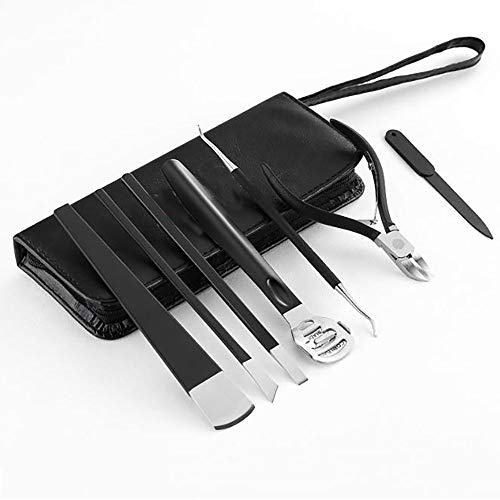 YMZ 8 in 1 Foot File Stainless Steel Pedicure Knife Set Peeling Knife Pedicure Device
