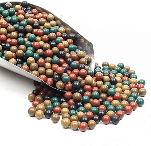 KuTi Kai 9mm 500g Colorful Mud Slingshot Balls Hard Clay Ball Catapult Sling Shot Ball for Shooting Target Practice(500g/Pack)