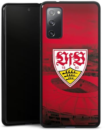 DeinDesign Silikon Hülle kompatibel mit Samsung Galaxy S20 FE Case schwarz Handyhülle VfB Stuttgart Stadion Offizielles Lizenzprodukt
