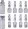 Pcl 10 Pcs Air Line Connectors - 1/4 BSP Compressed Euro Airline Quick Release Fittings, Male & Female