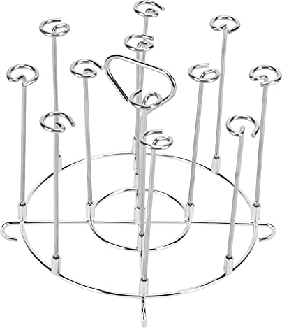 BORDSTRACT Skewer for Grill, Air Fryer Skewer Stands, Stainless Steel Instant Pot Pressure Cooker BBQ Skewers Rack Holder for Air Fryer, Instant Pot, Pressure Cooker (6QT)