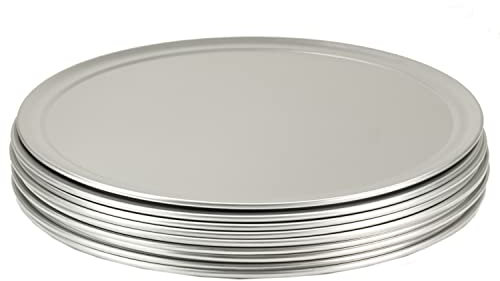Teglia per pizza rotonda, in alluminio, 12 pezzi, Ø 406 mm