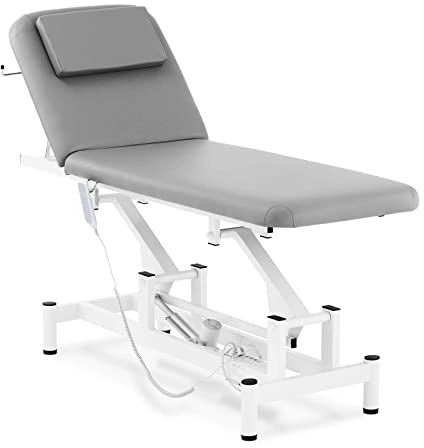 Physa Physa PESSAC Grey Massageliege 150 kg Grau Massagebank Therapieliege Massageliege elektrisch Massagetisch