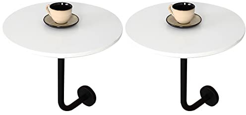 SYCARPET Premium Massivholz Terrasse Bistro-Tisch, Wandmöbel im Freien für Café Dessert Shop Leisure Bar