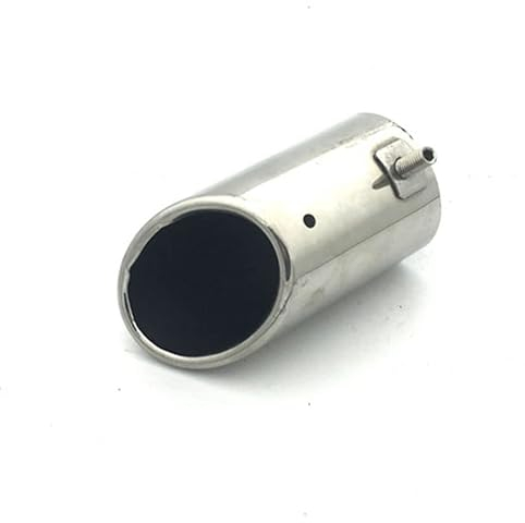 1 Stücke Auspuffanlage Schalldämpfer Endrohr für Skoda Octavia 58mm, Edelstahl Autoabdeckungen Endrohrblende Auto Auspuff Endrohr