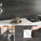 Livelynine Fliesenaufkleber Schwarz Marmor Fliesenfolie Badezimmer Wasserfest Rolle Klebefliesen Küche Schwarz Grau 60x30CM Wandfliesen Aufkleber PVC Bodenbelag Selbstklebend Marmor Schwarz 4 Fliesen