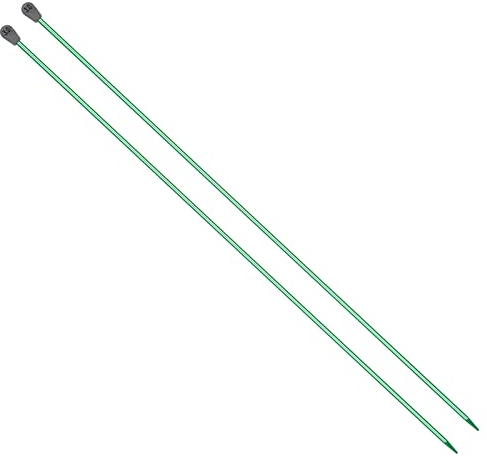 Coopay Stricknadeln aus Aluminium, 3,0 mm Gerade Stricknadeln 35cm Lange Stricknadeln für Anfänger, Professionelle Stricker, Metall Stricknadel für Pullover, Decken, Große Projekte, Stricknadeln 3mm