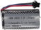 vhbw Akku kompatibel mit SM-3P Stecker für Modellbau z.B. Racing Car, Helikopter, Flugzeug (1300mAh, 7,4V, Li-Ion, 69 x 37 x 19 mm)