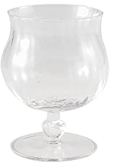 LIBOOI Cuencos de postre de , vasos de jugo de 300 ml, cuencos de helado retro, copas de vino transparentes, vasos de agua de cerveza con diseño de boca ancha, vasos pequeños para postre,