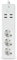 Nedis SmartLife Power Strip | Wi-Fi | 3 x Schutzkontakt (CEE 7/3) / 4 x USB | 16 A | 3680 W | 1.80 m | -10-40 °C | Android™ / IOS | Weiss