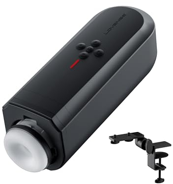 LOVENSE Solace Automatischer Elektrischer Masturbator Cup mit APP Fernbedienung, Masturbieren für Männer mit Schubmodi, Blowjob Taschenmuschi Penis Masturbatoren, Sex Spielzeug für die Männer Paarem