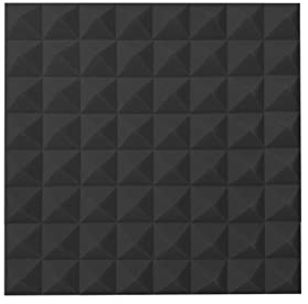 10er-Pack verdickte Akustikplatten, feuerfeste Schallschutzschaumfliesen mit hoher Dichte, Schalldämmplatte (A 50 x 50 x 5 cm)
