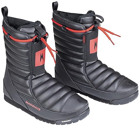 K2 Madshus Booties Unisex – Erwachsene Podium Booties - Black - red - 18G2602