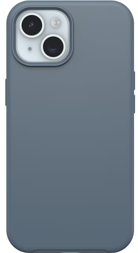 OtterBox Symmetry Series Schutzhülle für iPhone 15, iPhone 14 und iPhone 13, Blau (Blau), rastet auf MagSafe EIN, Ultra-schlank, erhöhte Kanten schützen Kamera und Bildschirm