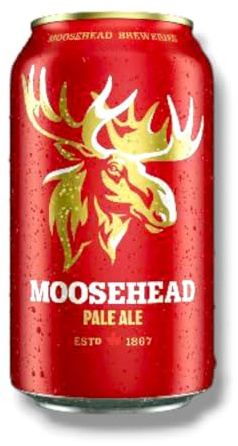 12 x Moosehead Pale Ale Dose 0,35l - Das Pale Ale aus Kanada mit 5% Vol.