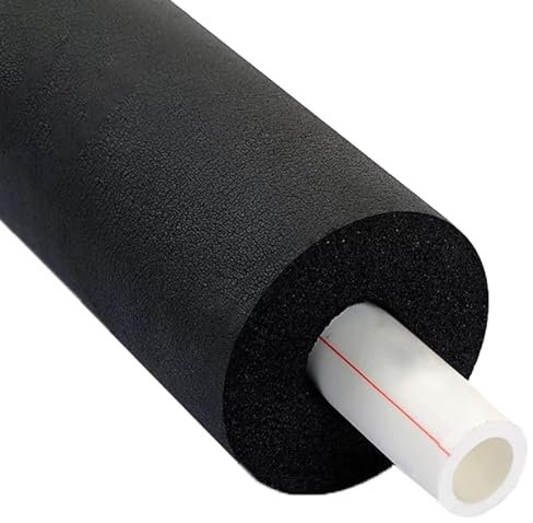 Flexibel Rohrisolierung Isolierschlauch, Schaumstoffschlauch Schutzschlauch Für Rohre, Isolierung Heizungsrohre, Wasserleitung Isolierung, Dämmung Heizungsrohre 6-108mm, 1.7/1.8m ( Size : 43mmx20mmx1.