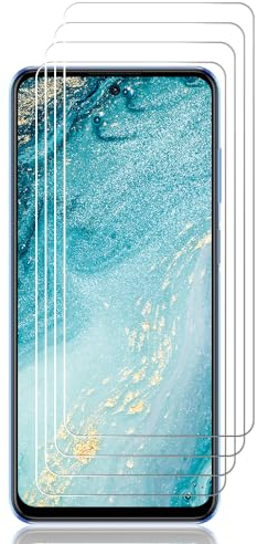 J&D Compatible para Xiaomi Redmi Note 13 5G Protector de Pantalla, 4 Paquetes Vidrio Templado, No Cobertura Completa Cristal Templado Protector de Pantalla para Xiaomi Redmi Note 13 4G
