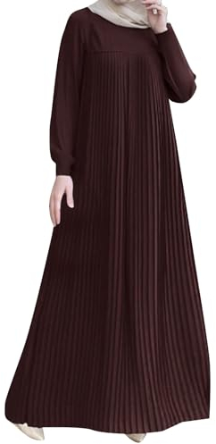 callmo Abaya Muslim Damen Kopftuch Röcke Hijab Kleid Ganzkörper Maxi Kleid Oversize Musselin Türkisch Muslimische Kleid Kaftan Kleid Marokko Muslimische Kleider Kaftan
